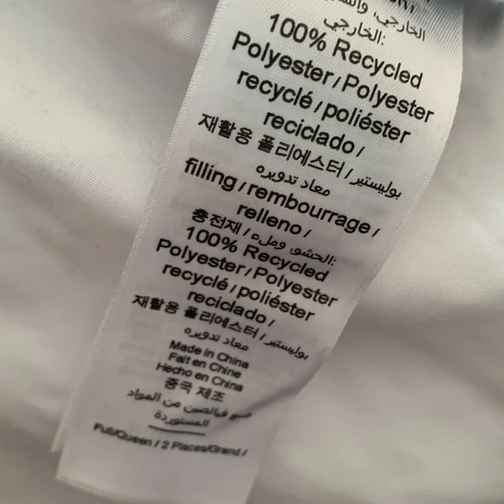 Pottery Barn Dorm Teen Light Gray Comforter Minimalist Bedding Whimsical Waves